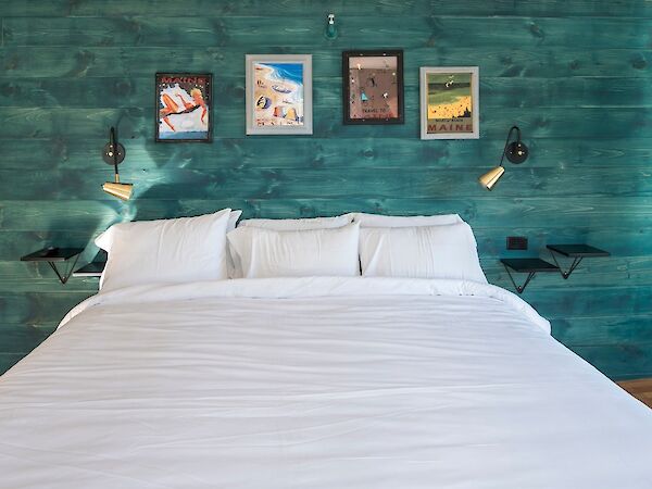 Comfortable king bed